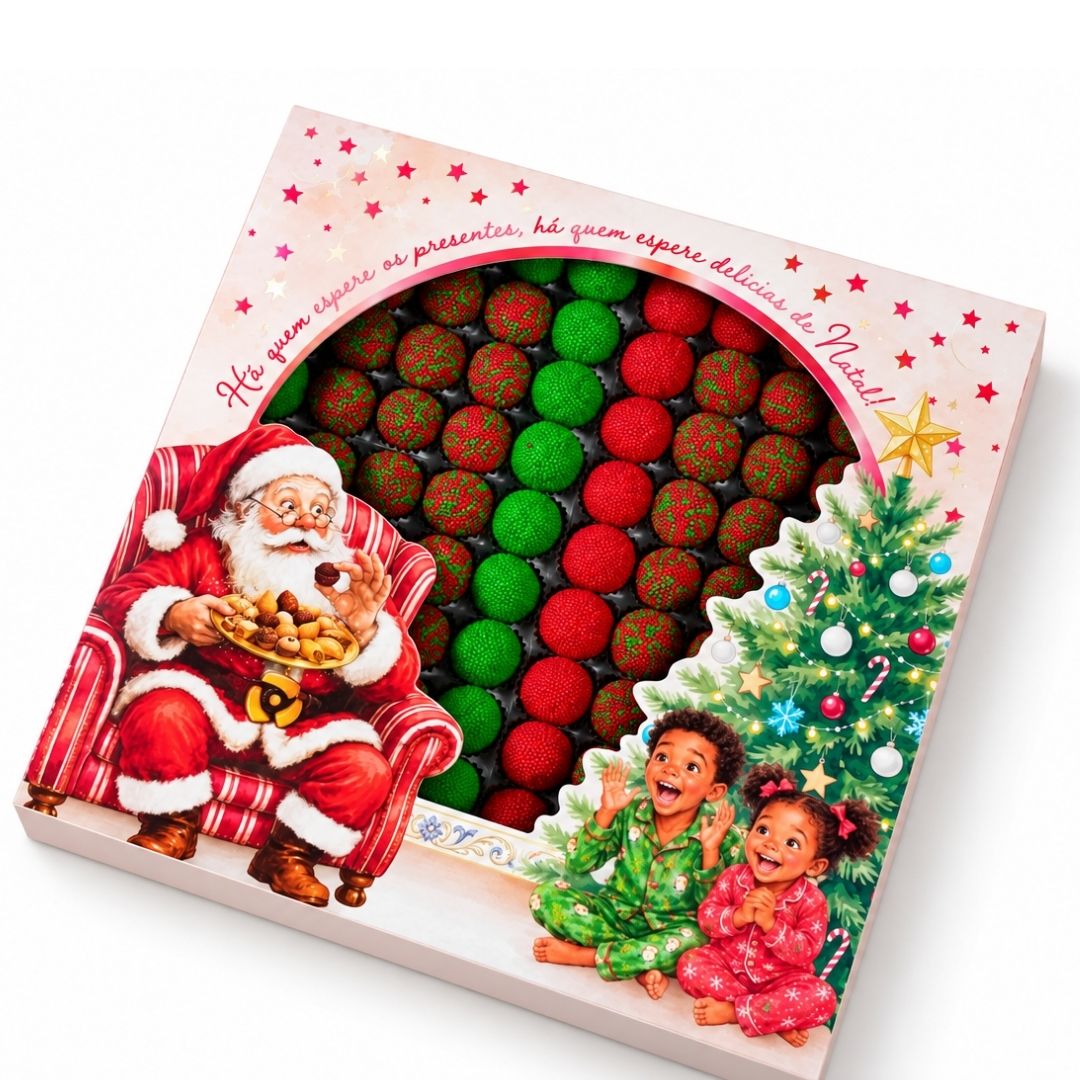 Embalagem para doces e salgados de Natal da Coleção Surpresa de Natal PD67T-Natal
