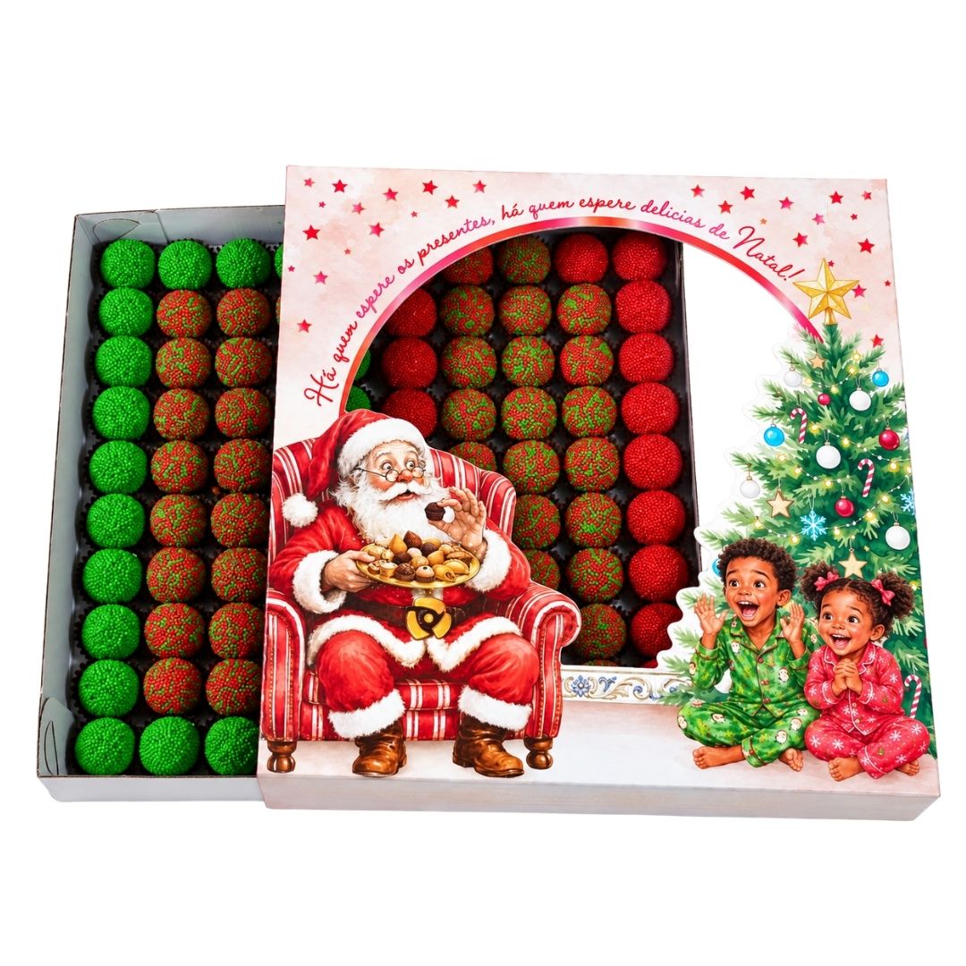 Embalagem para doces e salgados de Natal da Coleção Surpresa de Natal PD67T-Natal